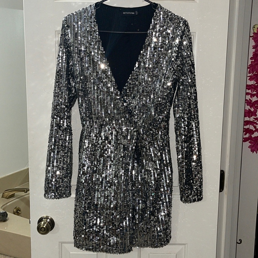 SEQUIN MINI DRESS